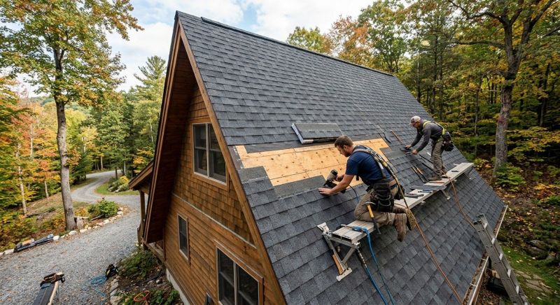 A Frame Roof Repair in Henrico County, VA