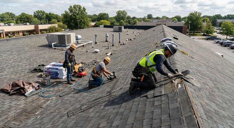 Our team working on Roofing Service projects in Henrico County, VA