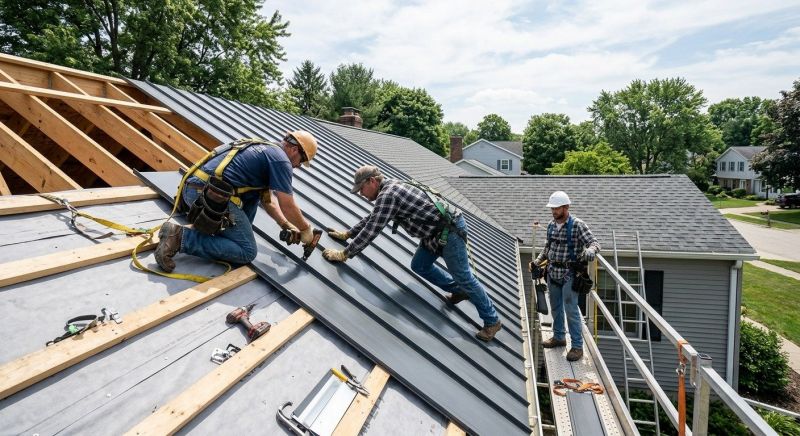 Aluminum Roof Construction in Henrico County, VA