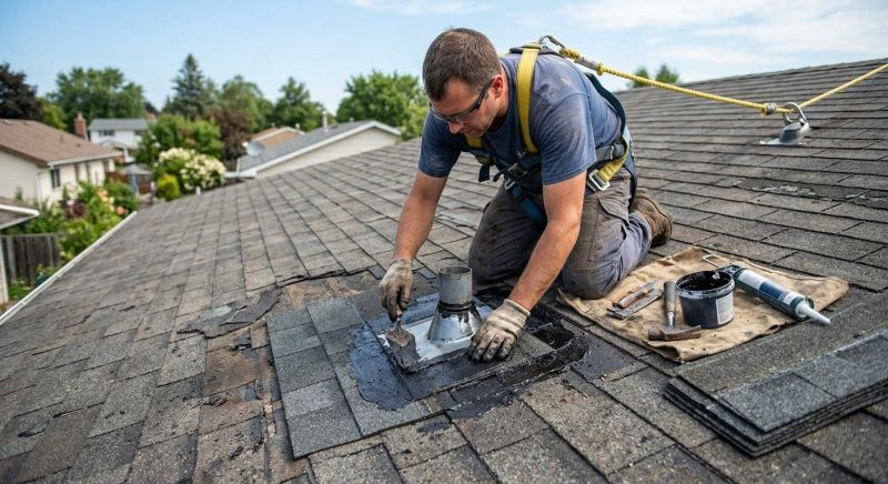 Asphalt Roof Leak Repair in Amelia Court House, VA