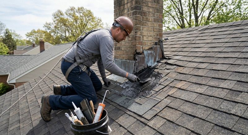 Asphalt Roof Leak Repair in Chesterfield County, VA