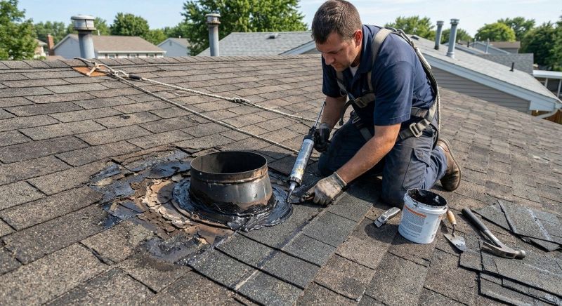 Asphalt Roof Leak Repair in Hanover County, VA