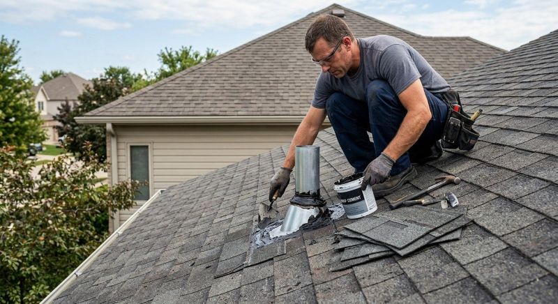 Asphalt Roof Leak Repair in Hanover County, VA