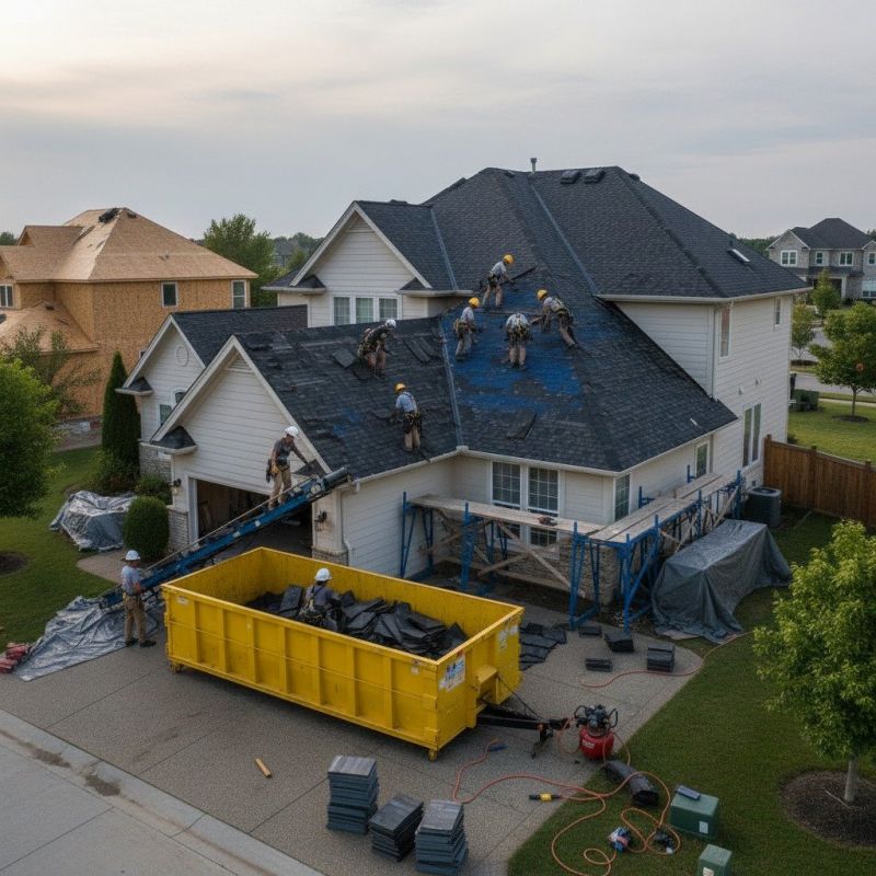 Asphalt Roof Replacement in Moseley, VA
