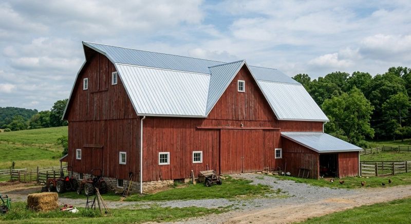 Barn Roof Replacement in Chesterfield, VA