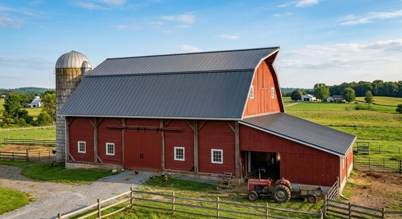 Barn Roof Replacement in Mechanicsville, VA