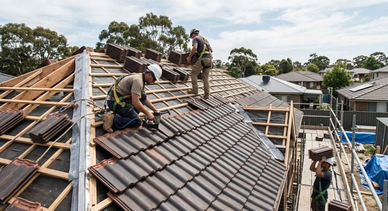 Barrel Tile Roof Installation in Henrico County, VA