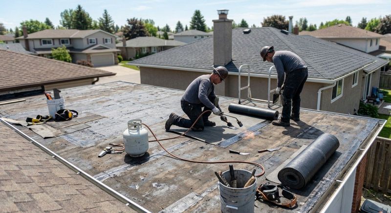 Bitumen Roof Repair in Henrico County, VA