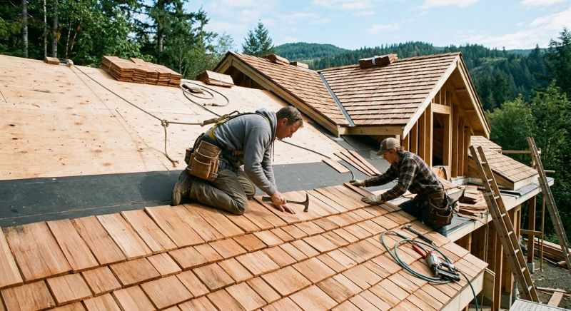 Cedar Roof Installation in Amelia County, VA