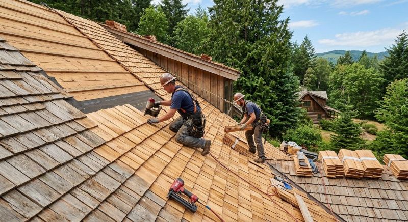 Cedar Roof Installation in Chester, VA