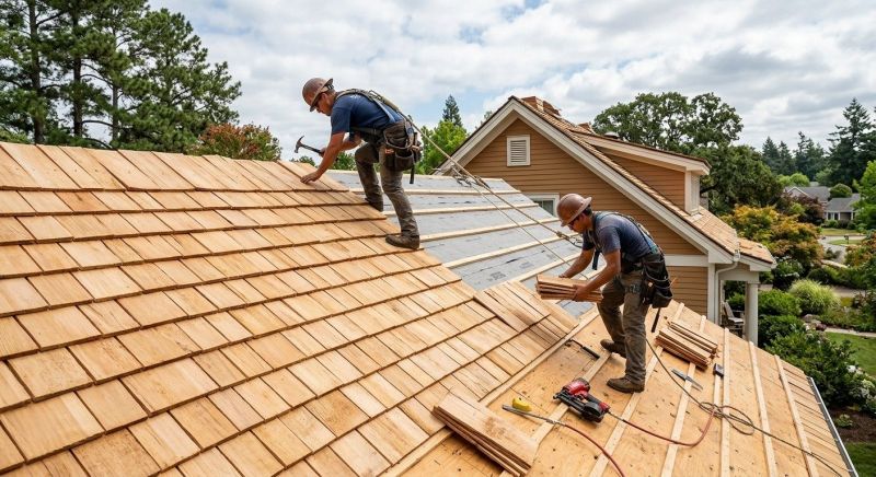 Cedar Roof Installation in Powhatan, VA