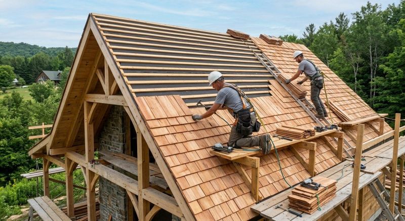Cedar Roof Installation in Powhatan, VA