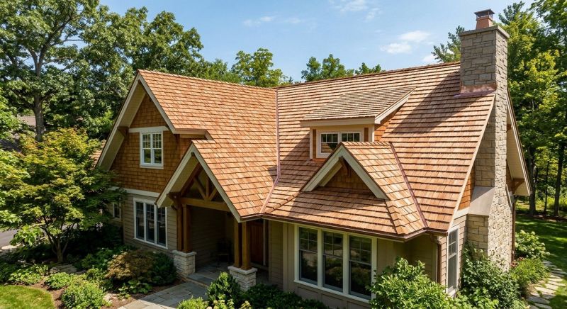 Cedar Shake Roof Construction in Moseley, VA