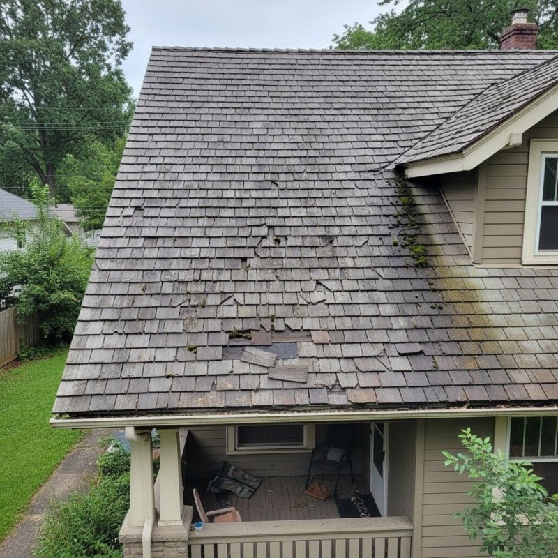 Cedar Shake Roof Repair in Moseley, VA
