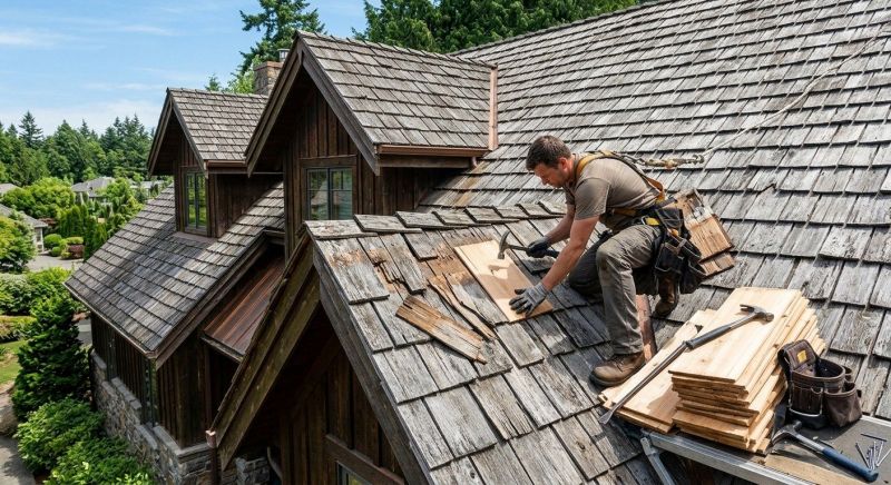 Cedar Shingles Repair in Chesterfield, VA