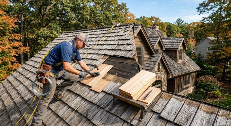 Cedar Shingles Repair in Glen Allen, VA