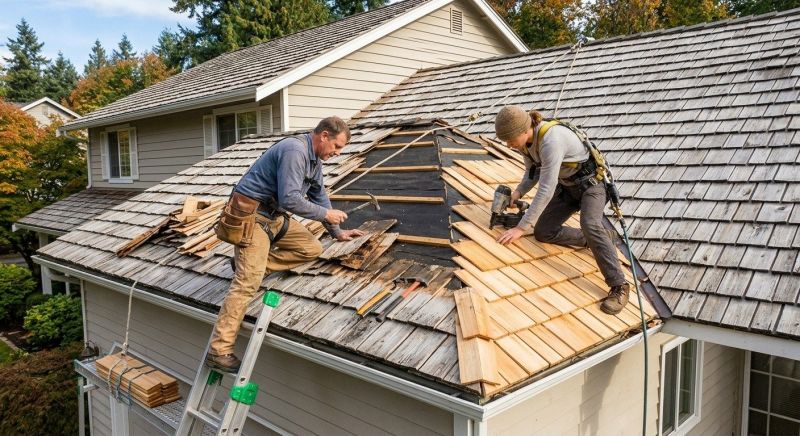 Cedar Shingles Repair in Midlothian, VA