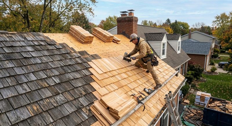 Cedar Shingles Replacement in Amelia County, VA