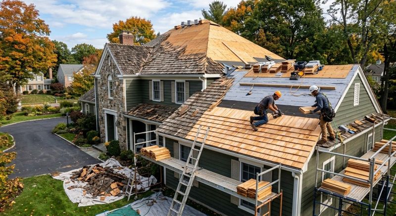 Cedar Shingles Replacement in Rockville, VA