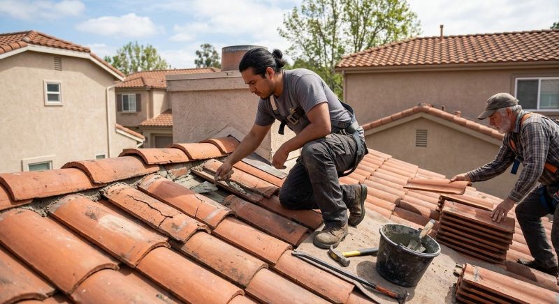 Clay Roof Leak Repair in Henrico County, VA
