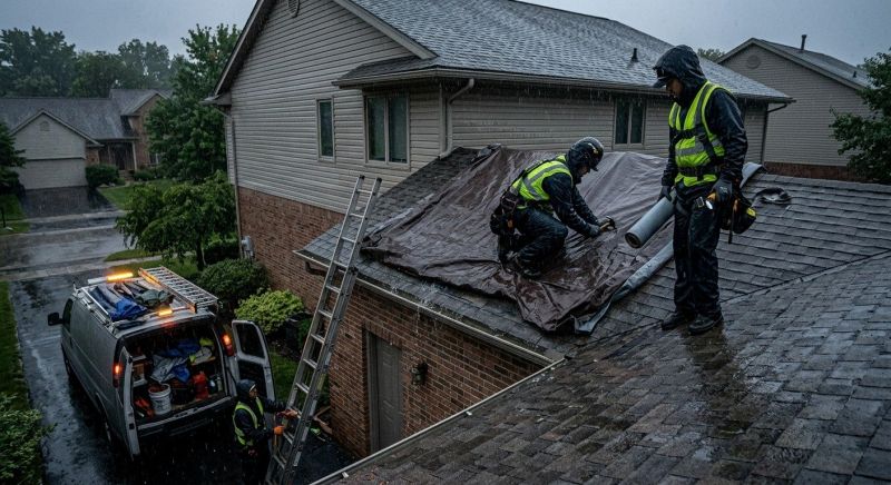 Collapsing Roof Repair in Henrico County, VA