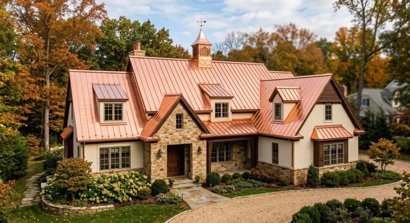 Copper Roof Repair in Henrico County, VA