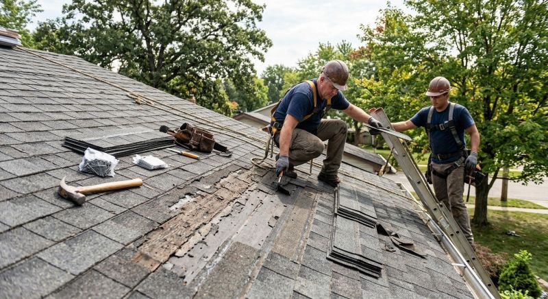 Damaged Roof Repair in Amelia Court House, VA