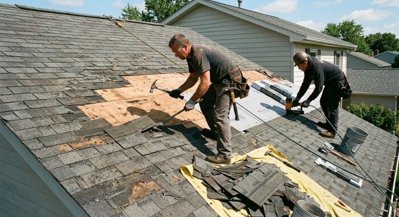 Damaged Roof Repair in Amelia Court House, VA