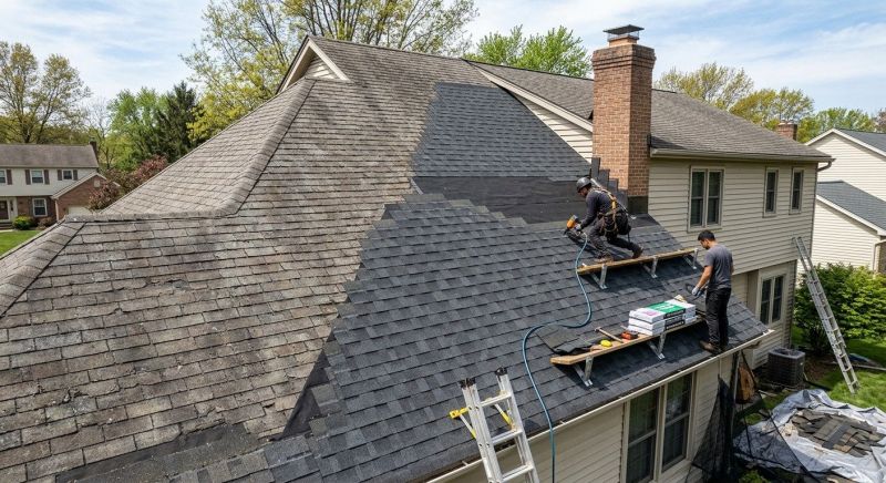 Damaged Roof Replacement in Midlothian, VA