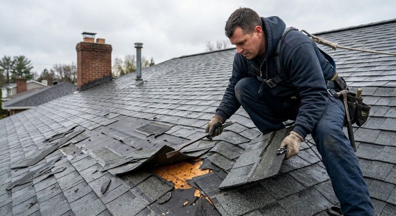 Damaged Roof Replacement in Rockville, VA