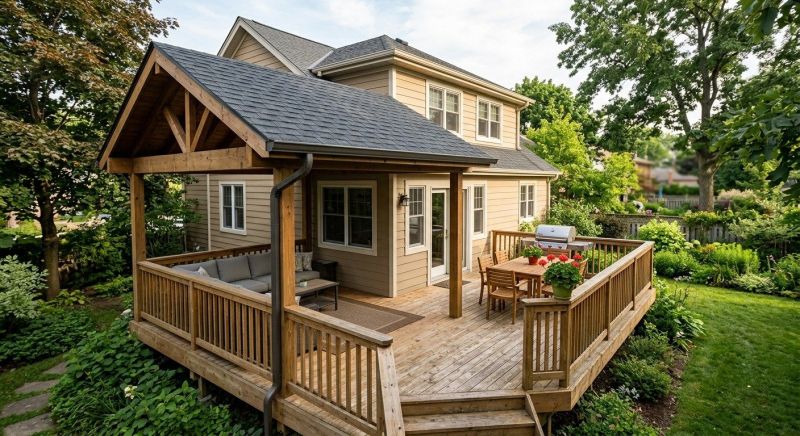Deck Roof Construction in Henrico County, VA