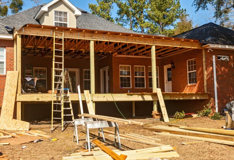 Deck Roof Construction in Henrico County, VA