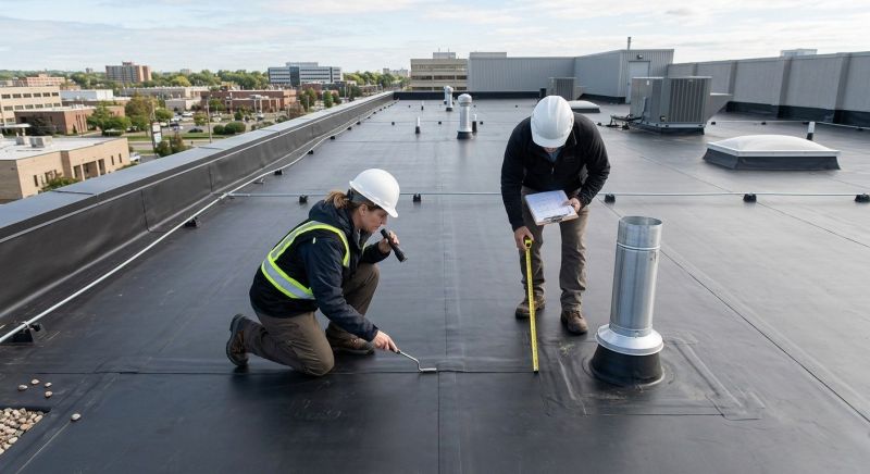 Flat Roof Inspection in Henrico County, VA