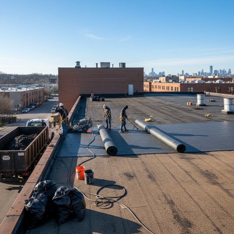 Flat Roof Replacement in Mechanicsville, VA