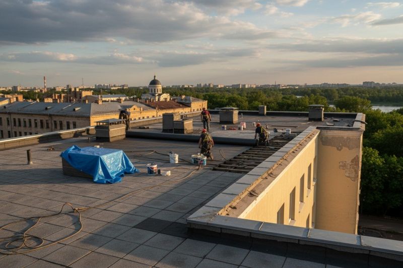 Flat Roof Replacement in Rockville, VA