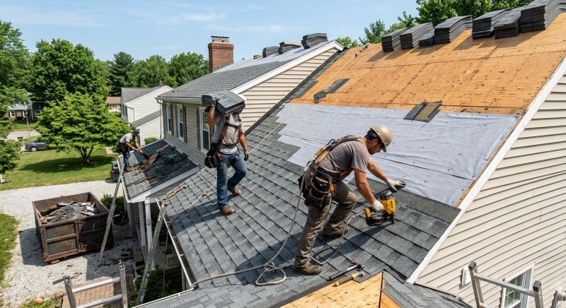 Hip Roof Shingle Replacement in Henrico County, VA