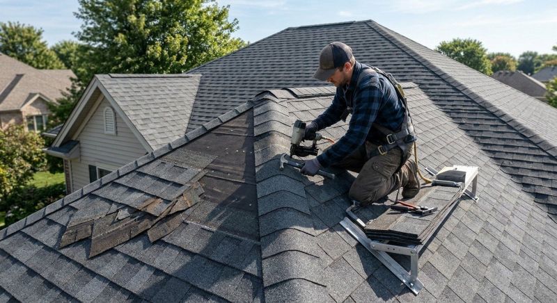 Hip Roof Shingle Replacement in Henrico County, VA