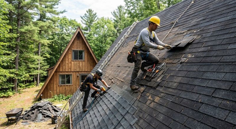 Hip Roof Shingle Replacement in Henrico County, VA