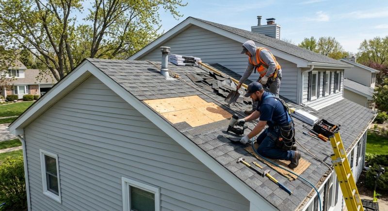 House Roof Repair in Mechanicsville, VA