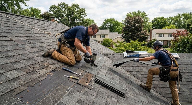 House Roof Repair in Midlothian, VA