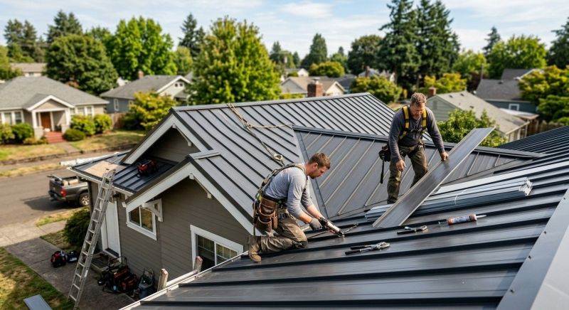 Metal Roof Repair in Midlothian, VA