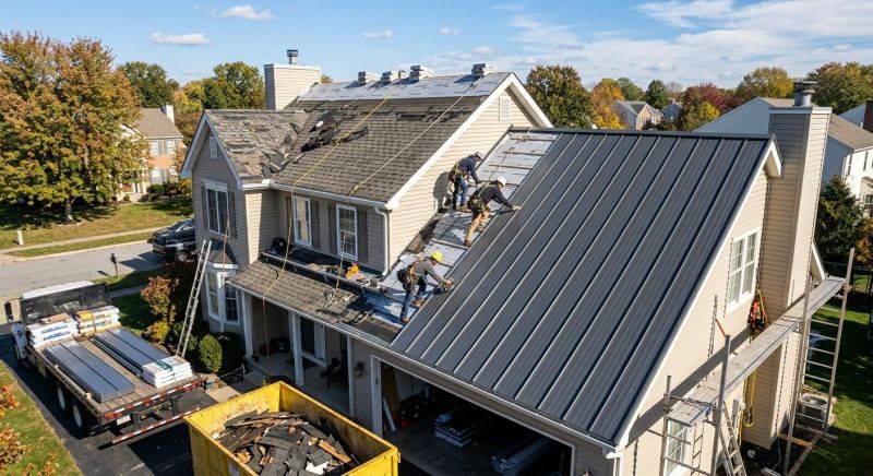 Metal Roof Replacement in Mineral, VA