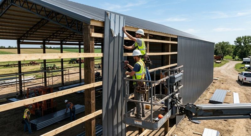 Pole Barn Roof Repair in Amelia County, VA