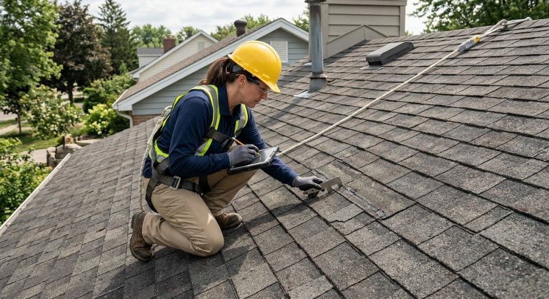 Roof Damage Inspection in Moseley, VA