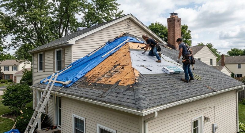 Roof Damage Repair in Amelia Court House, VA