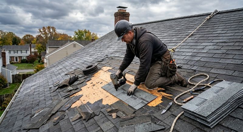 Roof Damage Repair in Ashland, VA