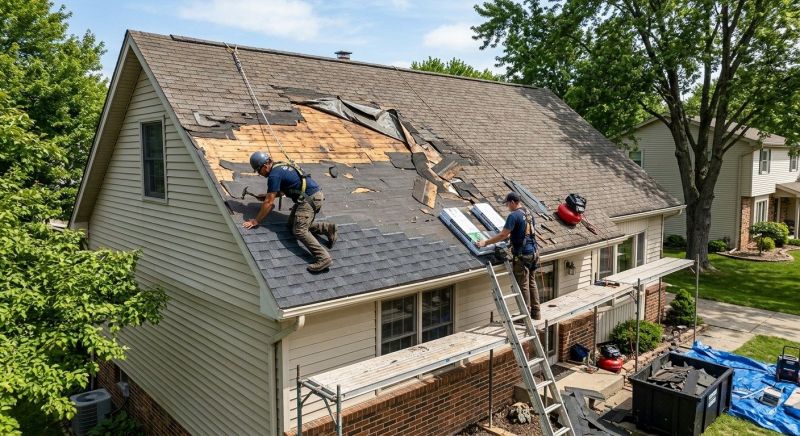 Roof Damage Repair in Chesterfield, VA