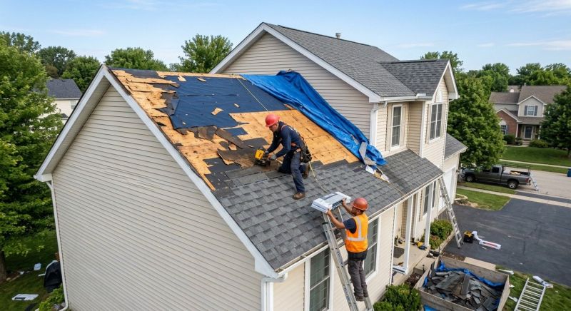 Roof Damage Restoration in Mechanicsville, VA