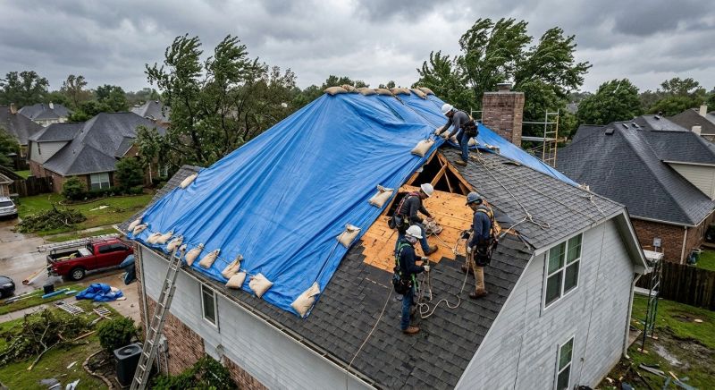 Roof Damage Restoration in Richmond, VA