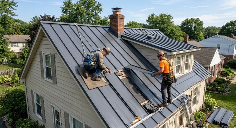 Roof Panel Repair in Henrico County, VA
